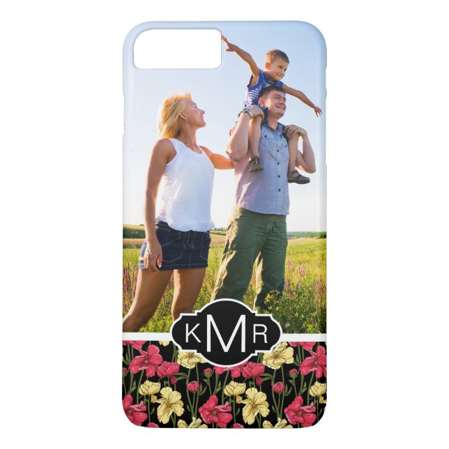 Kundenspezifisches Foto- u. Monogrammelegantes Case-Mate iPhone Hülle (Rückseite)