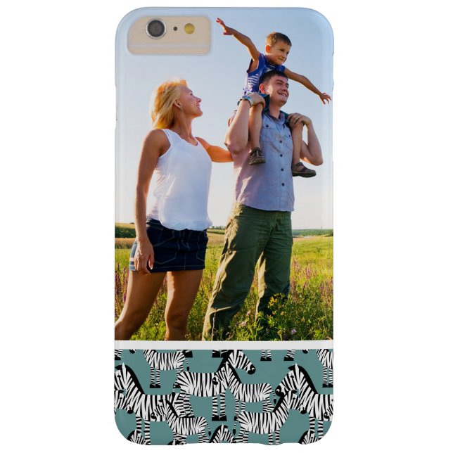 Kundenspezifisches Fotozebra-Muster Case-Mate iPhone Hülle (Rückseite)