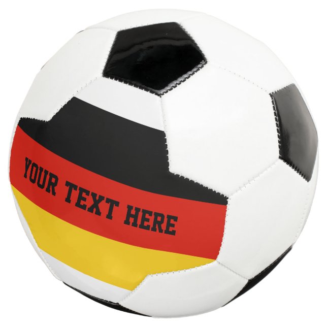 Kundenspezifisches Fußball-Geschenk mit der Flagge Fußball (Dreiviertel)