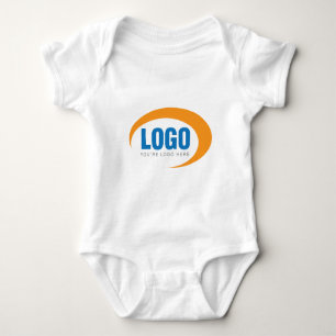Kundenspezifisches Geschäfts-Logo Baby Strampler