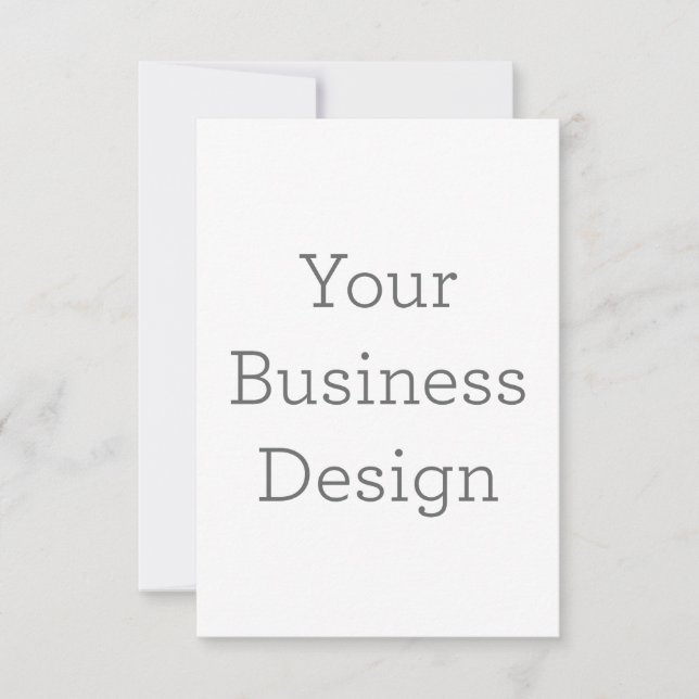 8.89 cm x 12.7 cm Flache Dankeskarte (Vorderseite)