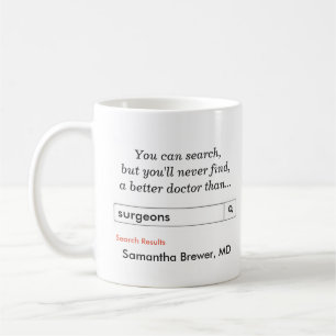 Kundenspezifisches Geschenk für Chirurgen Kaffeetasse