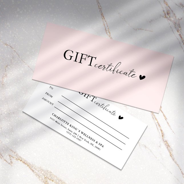 Kundenspezifisches Geschenkzertifikat (Von Creator hochgeladen)