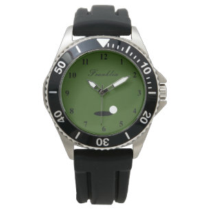 Kundenspezifisches Golfer-Uhrengeschenk für Golfe Armbanduhr