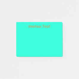 Kundenspezifisches Grünes/Blau Post-it Klebezettel