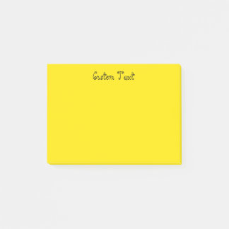 Kundenspezifisches helles Gelb Post-it Klebezettel