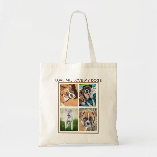 Kundenspezifisches Hundegeschenk - Einkaufstasche (Vorne)