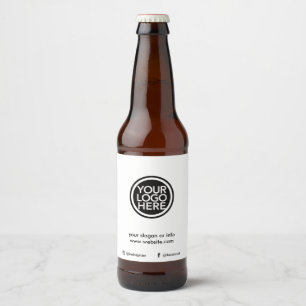 Kundenspezifisches Logo für Werbeaktionen Bierflaschenetikett