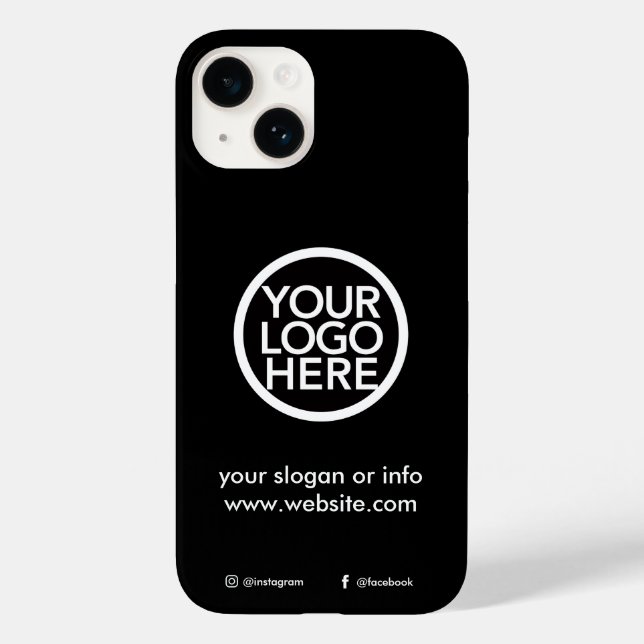 Kundenspezifisches Logo für Werbeaktionen Case-Mate iPhone 14 Hülle (Rückseite)