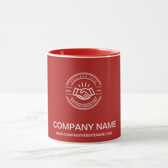 Kundenspezifisches Logo für Werbeaktionen Tasse (Zentrum)
