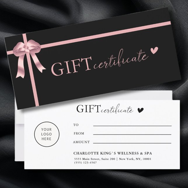 Kundenspezifisches Logo-Geschenkgutachten (Customer specific, Logo Business Gift Certificate)