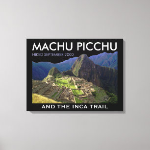 Kundenspezifisches Machu Picchu, Inka-Spur Gedenk Leinwanddruck