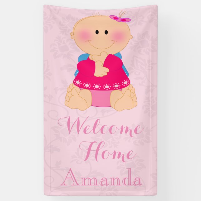 Kundenspezifisches Mädchen\ \ Junge Banner (Vertikal)