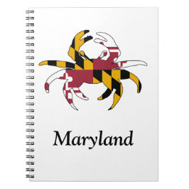 Kundenspezifisches Maryland-Krabben-Notizbuch Notizblock