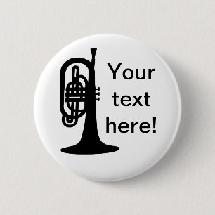 Kundenspezifisches Mellophone Button
