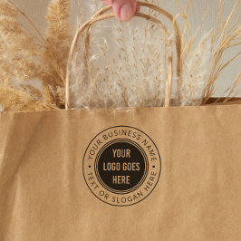 Kundenspezifisches, modernes Round-Business-Logo m Permastempel