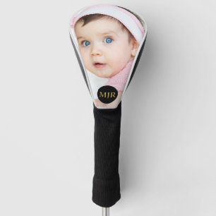 Kundenspezifisches Monogramm des Imitat-des Gold Golf Headcover