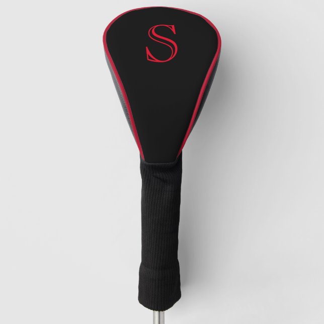 Kundenspezifisches Monogramm und Farbe Golf Headcover (Vorderseite)