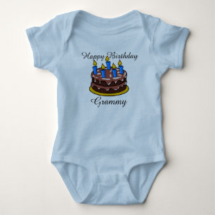 Kundenspezifisches niedliches alles Gute zum Baby Strampler