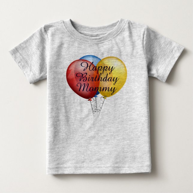 Kundenspezifisches niedliches alles- Gute zum Baby T-shirt (Vorderseite)