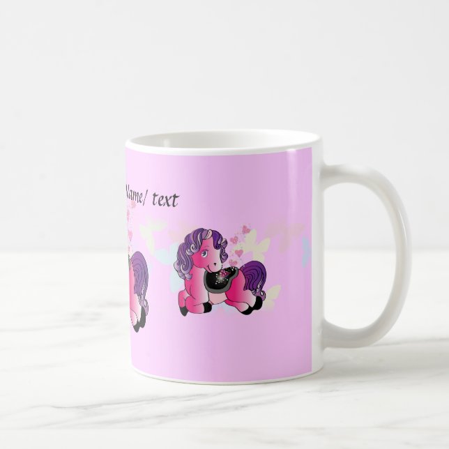 Kundenspezifisches niedliches glückliches kleines kaffeetasse (Rechts)