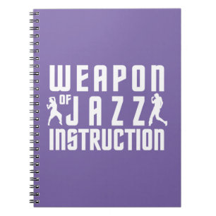 Kundenspezifisches Notizbuch der Jazz-Anweisung Notizblock