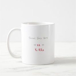Kundenspezifisches ooxxooXoXXx Kaffeetasse