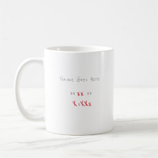 Kundenspezifisches ooxxooXoXXx Kaffeetasse