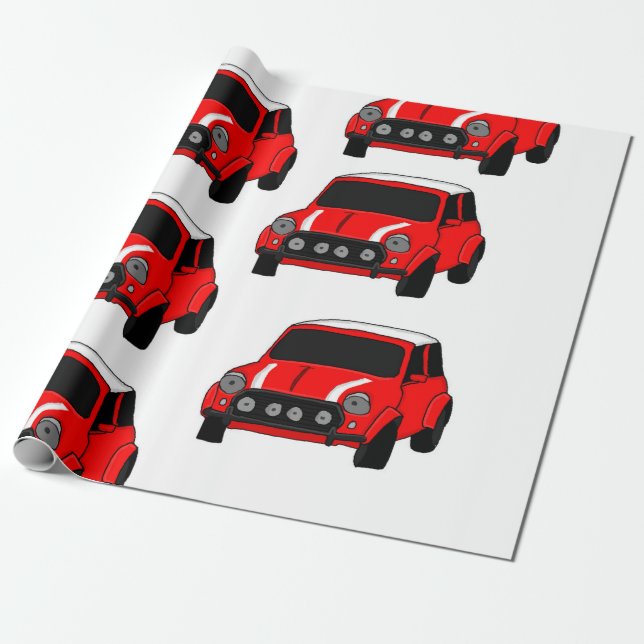 Kundenspezifisches Packpapier "des Miniautos" (Ungerollt)