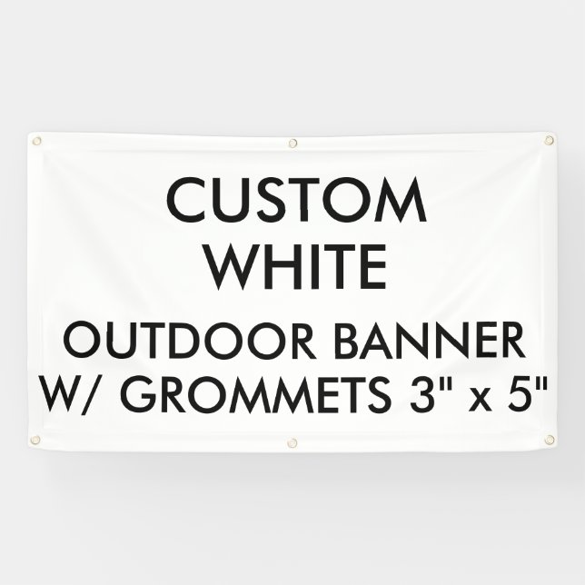 Kundenspezifisches personalisiertes 3' x 5" Fahne Banner (Horizontal)