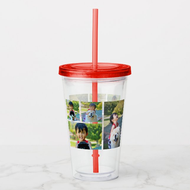 Kundenspezifisches personalisiertes 4 acryltrinkbecher (Vorderseite)