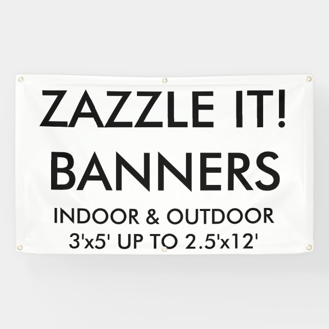 Kundenspezifisches personalisiertes 5' x3 banner (Horizontal)