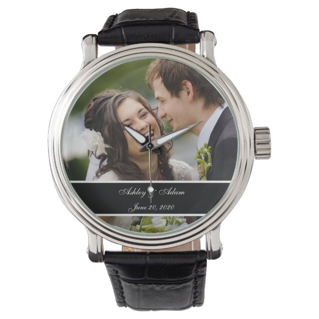Kundenspezifisches personalisiertes armbanduhr (Vorderseite)