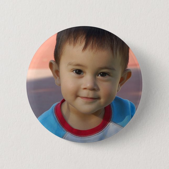 Kundenspezifisches personalisiertes Foto Button (Vorderseite)