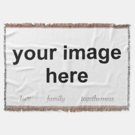 Kundenspezifisches personalisiertes Foto Decke