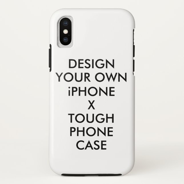 Kundenspezifisches personalisiertes iPhone X Case-Mate iPhone Hülle (Rückseite)
