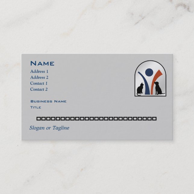 Kundenspezifisches personalisiertes visitenkarte (Vorderseite)