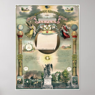 Kundenspezifisches Register AF u. morgens Poster