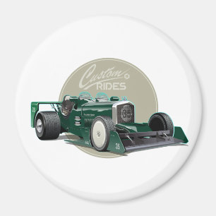 Kundenspezifisches Retro-Rennwagenkonzept Magnet