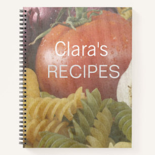 Kundenspezifisches Rezept-Notebook Notizbuch