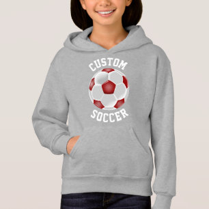 Kundenspezifisches rotes hoodie