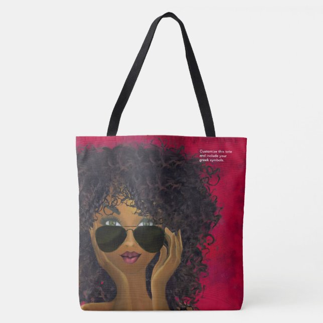 Kundenspezifisches rotes tasche (Vorderseite)