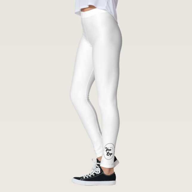 Kundenspezifisches Round Circle Business Logo Stil Leggings (Links)