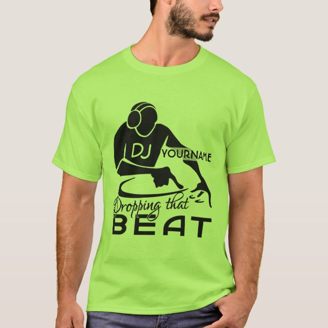 Kundenspezifisches Shirt DJ - wählen Sie Art u. (Vorderseite)
