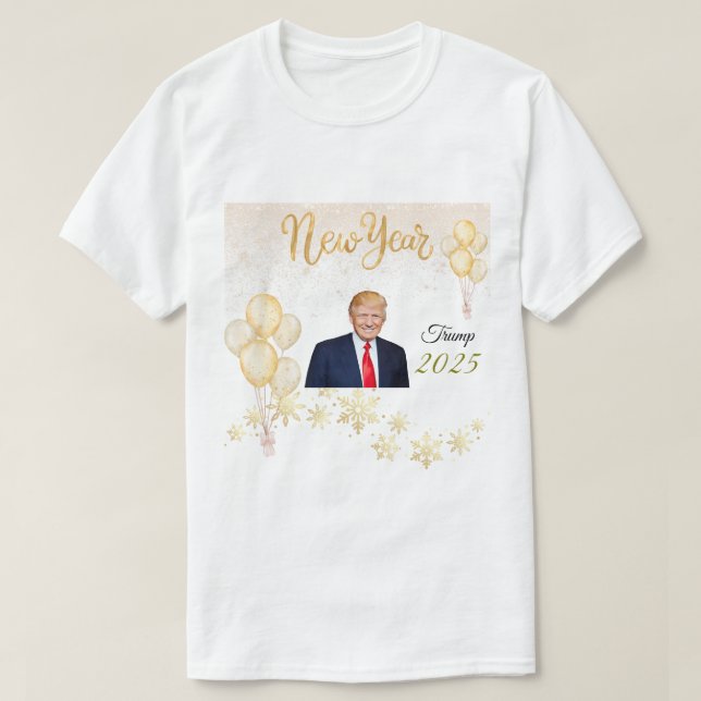 Kundenspezifisches Shirt glücklich Neues Jahr (Design vorne)