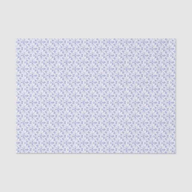 Kundenspezifisches Singrün-Blau auf weißem Seidenpapier (Vorderseite)
