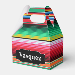 Kundenspezifisches Spanisch Serape mexikanisches Geschenkschachtel