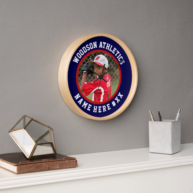 Kundenspezifisches Sportteam-Geschenk für Trainer  Uhr (Büro)