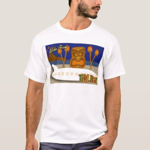 Kundenspezifisches Tiki Bar-Zeichen T-Shirt