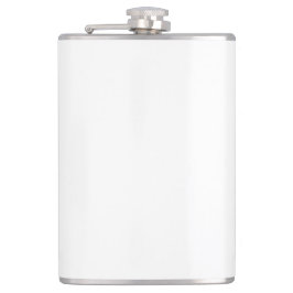 Kundenspezifisches Vinyl eingewickelte Flasche - 8 Flachmann